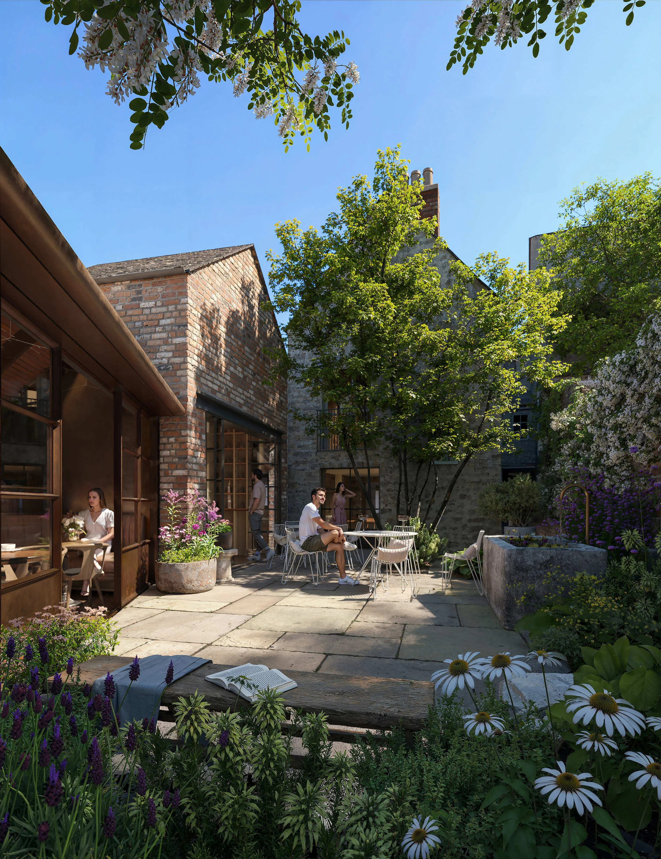 The pub's garden will be revitalised as a new outdoor space for patrons.