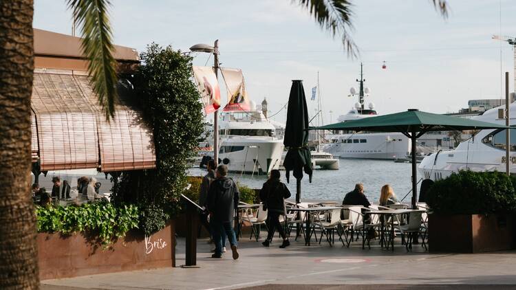 Brisa Palau Mar: arrossos, tapes i brases davant del mar