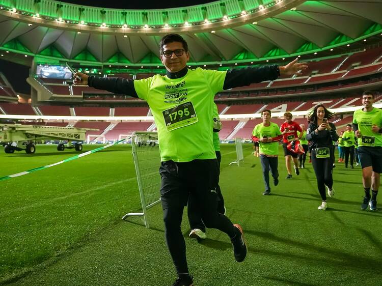 Vuelve la carrera nocturna por uno de los estadios más importantes de Madrid: siéntete como un futbolista bajo las estrellas