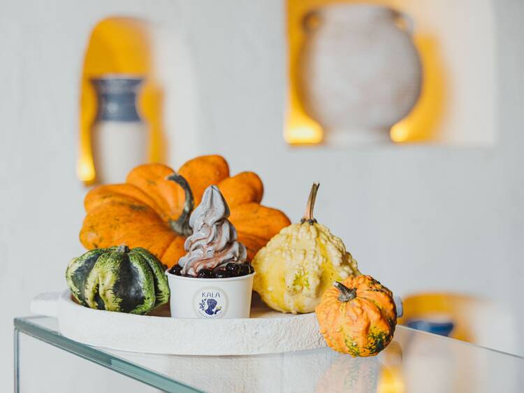 Probar el helado que está para morirse