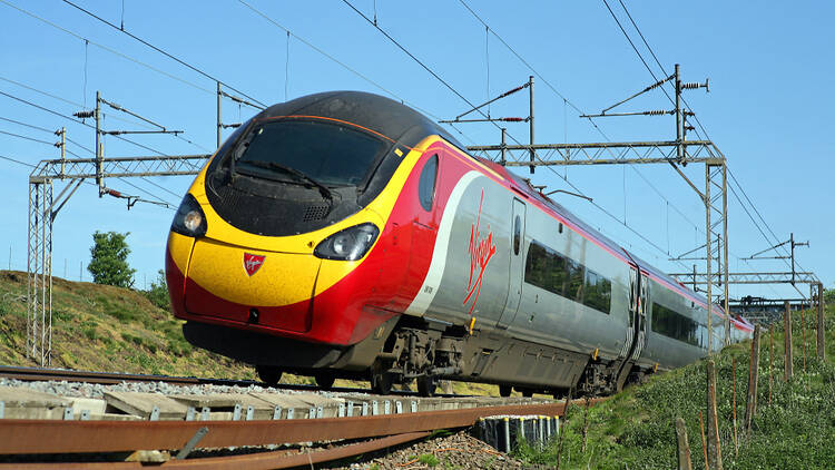 Virgin Train in England