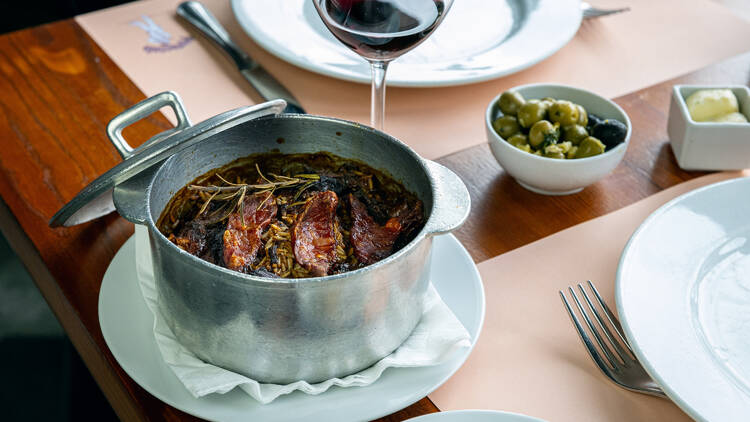 Arroz de cabrito da chef Manuela Brandão