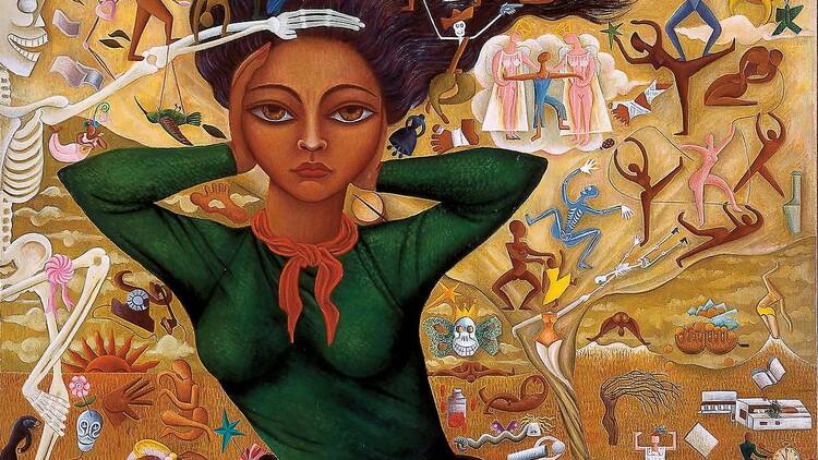 Autorretrato, de Rosa Rolanda (1952)