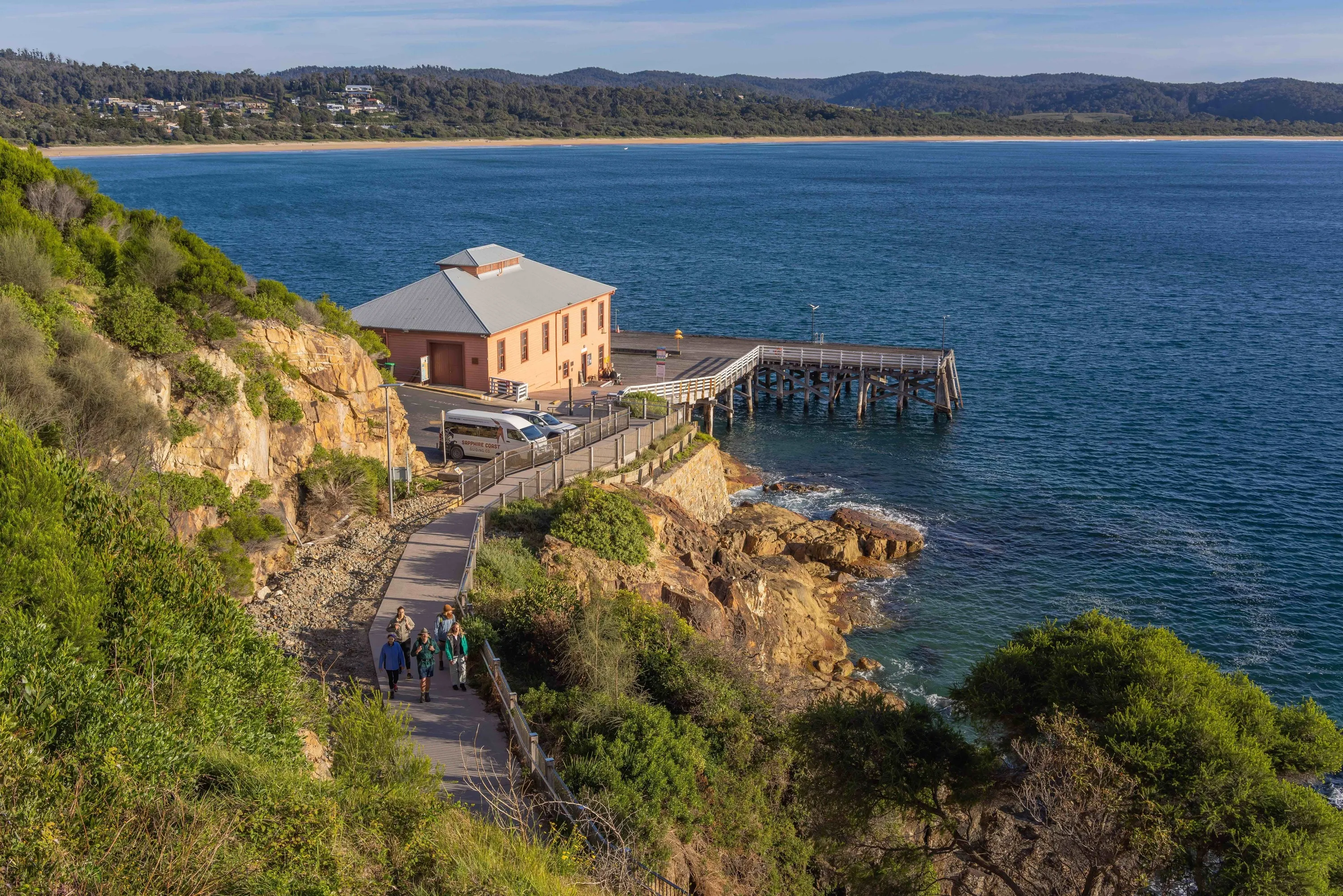 Exploring the Sapphire coastal wilderness, pristine coastline, Tathra Wharf as well as enjoying local produce. Camping experience. Expert guidance.