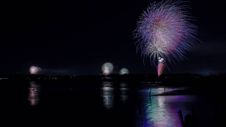 Sakura in Chiba is hosting a late-season fireworks show this autumn