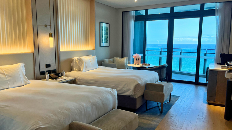 The Langham Gold Coast Hotel room with twin beds