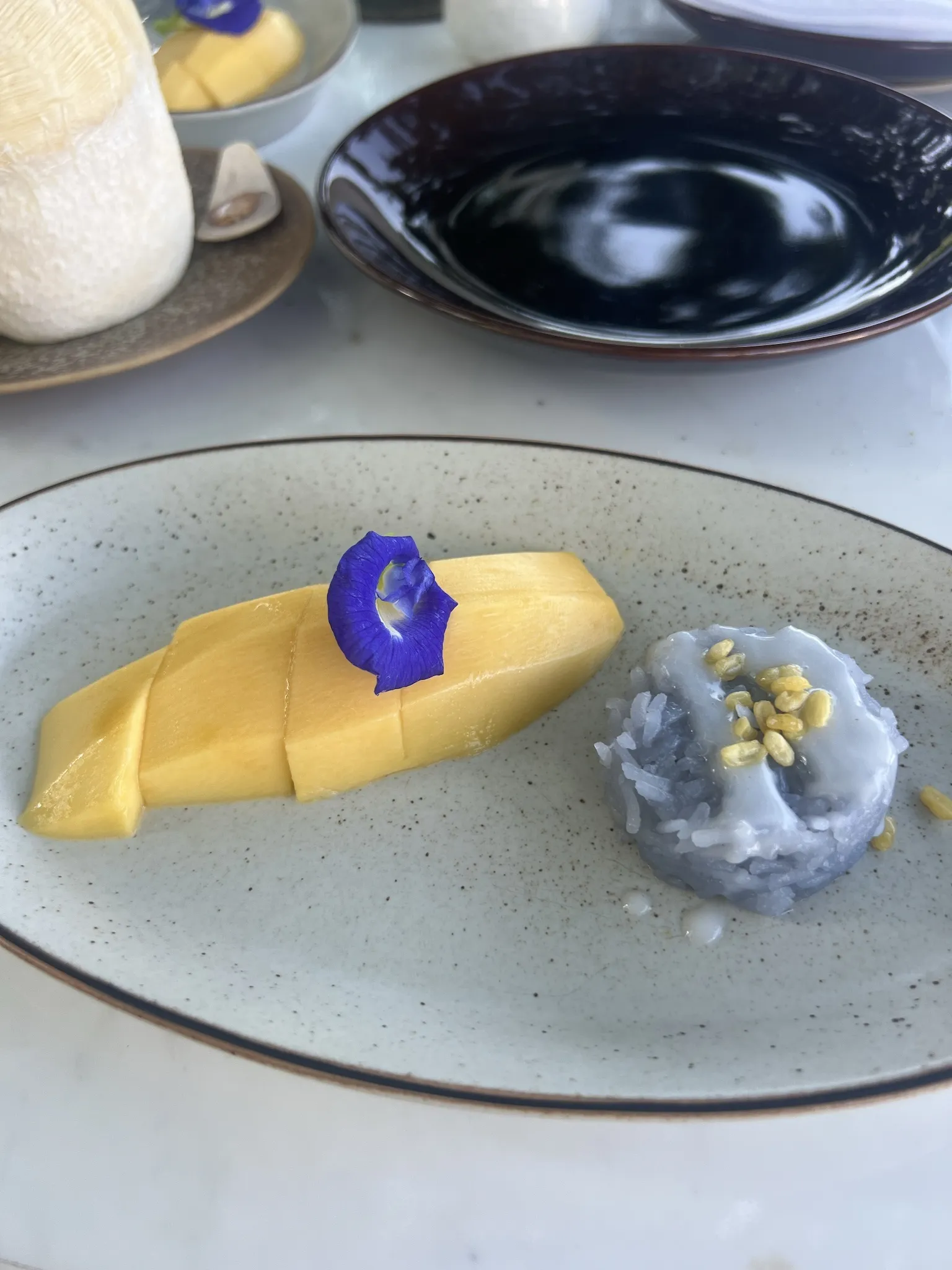The mango sticky rice at Capella Bangkok
