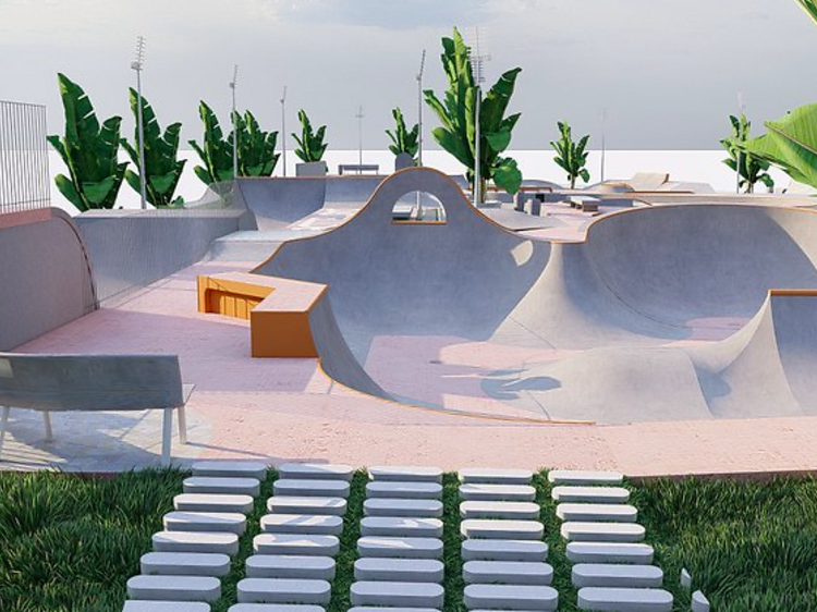 Así será el espectacular 'skatepark' con 1.500 m² de rampas que se abrirá en Castelldefels a finales de año
