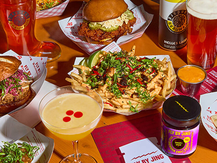 Fly By Jing is serving chili crisp margaritas at the Standard as part of monthlong Sichuan-spiced menu takeover Fly By Jing is serving chili crisp margaritas at the Standard as part of monthlong Sichuan-spiced menu takeover