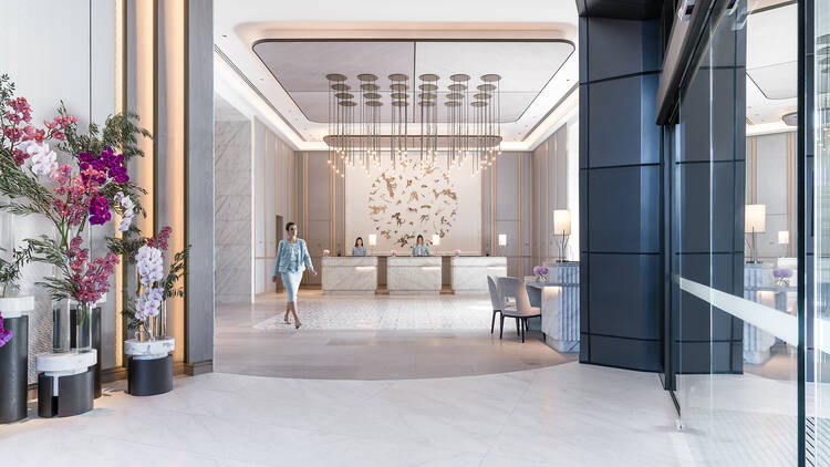 The Langham Gold Coast Hotel lobby