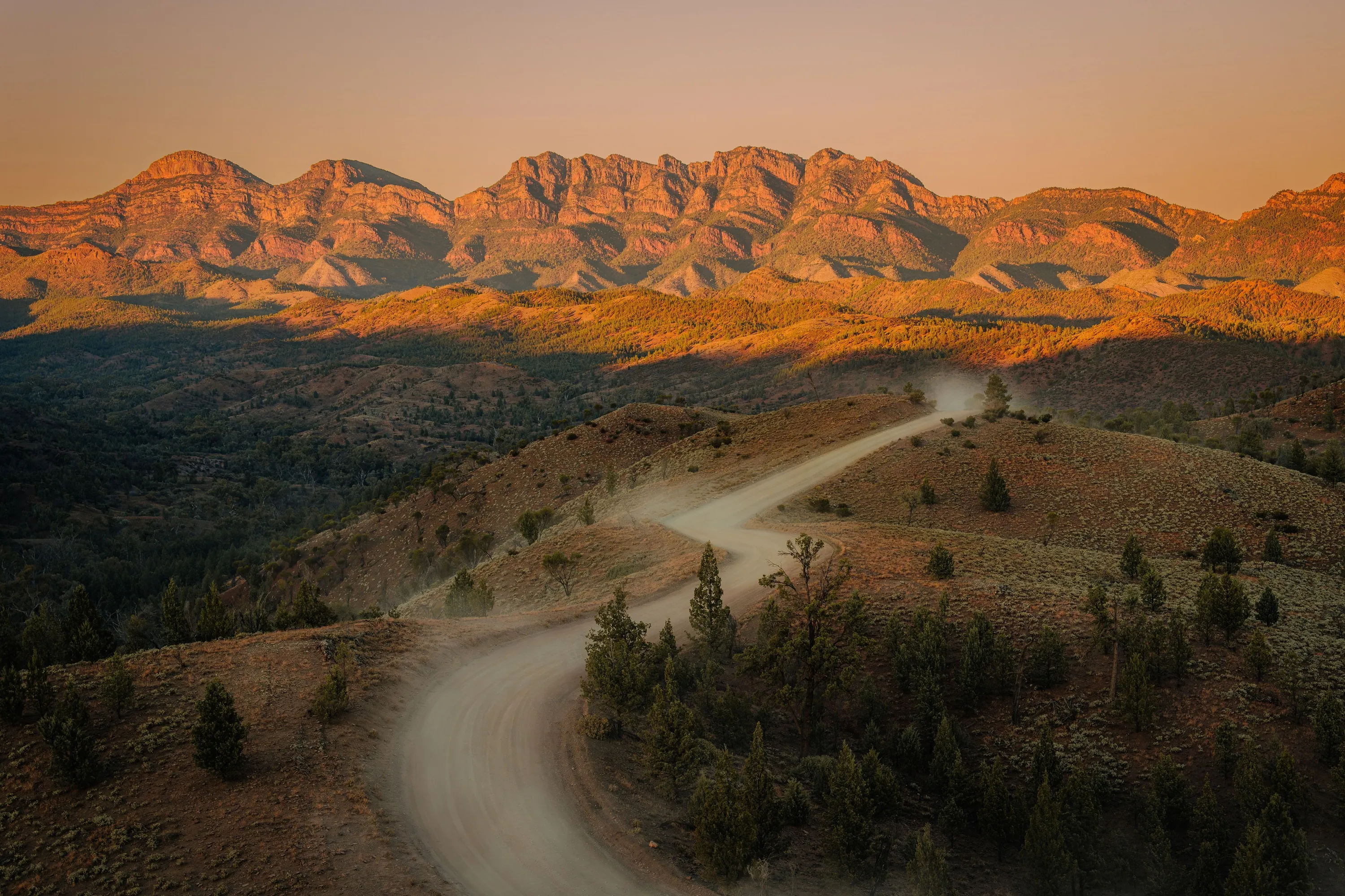 Outback mountain ranges