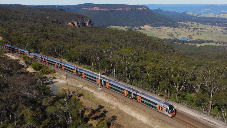 Blue Mountains train Blue Mountains train