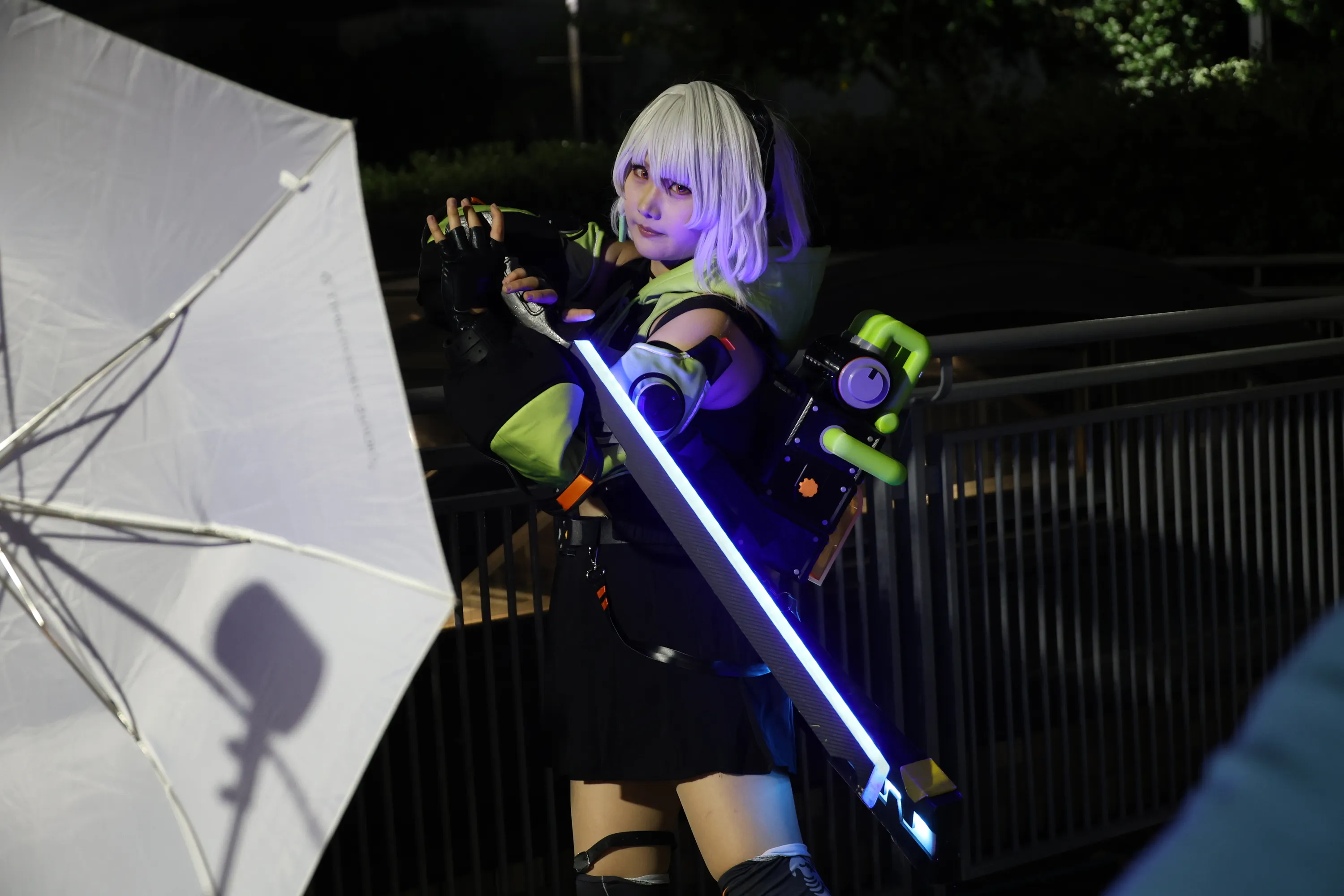 Ikebukuro Halloween Cosplay Festival cosplayer at night