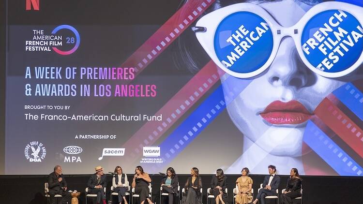 The American French Film Festival A panel at the American French Film Festival.