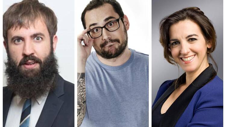 Tertulia de cómicos.