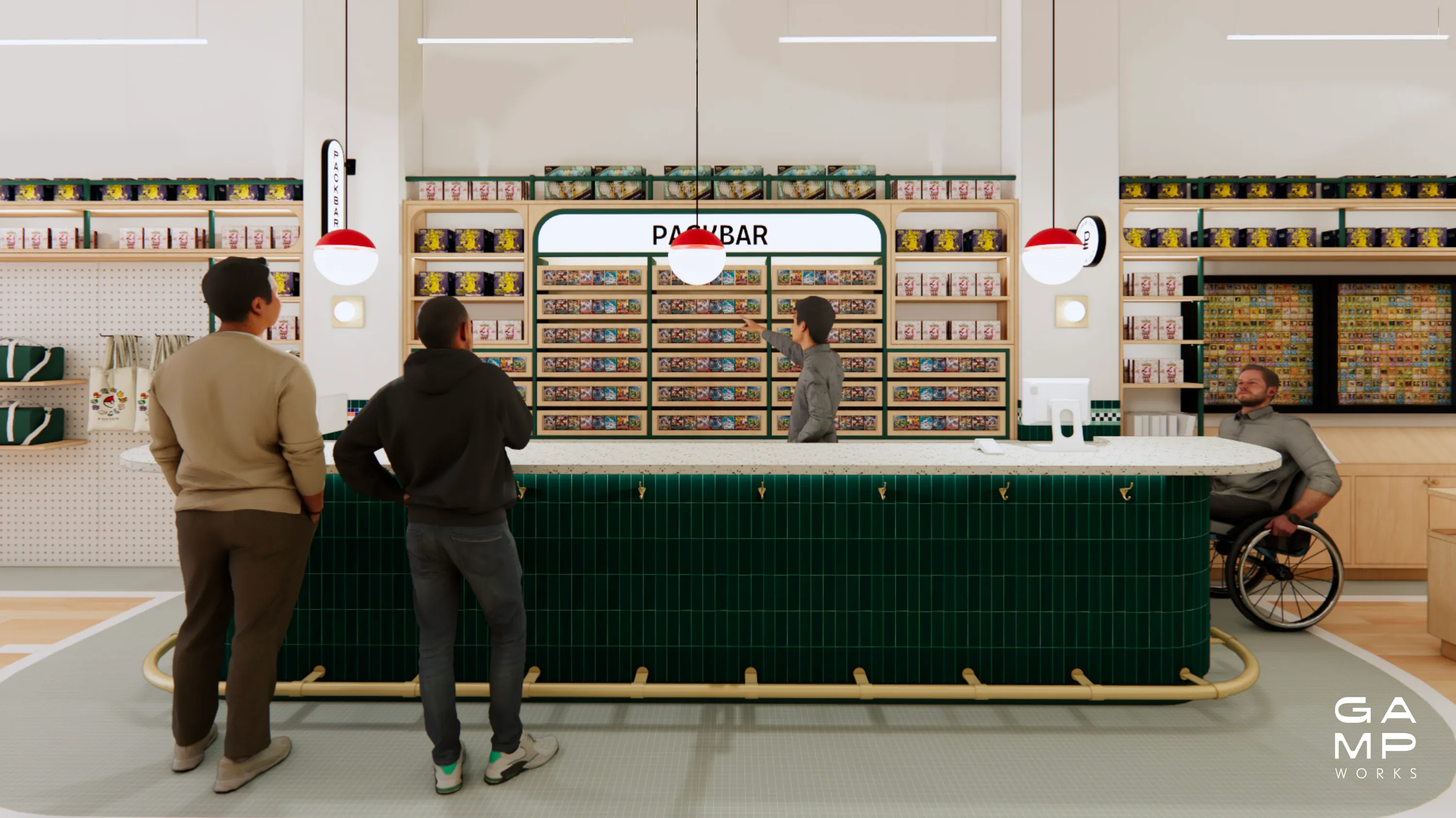 pokemon store rendering