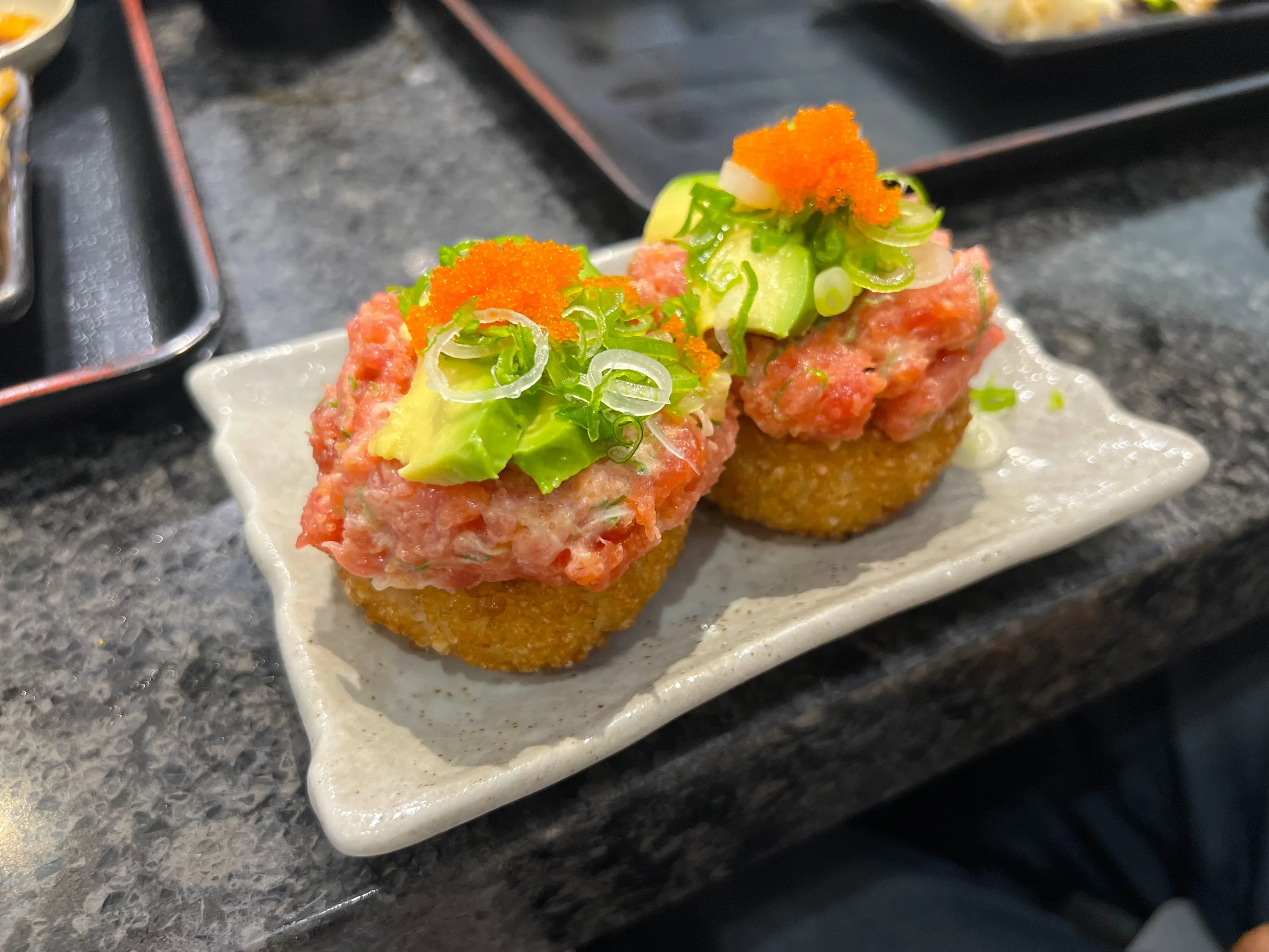 Shibuya spicy tuna crispy rice