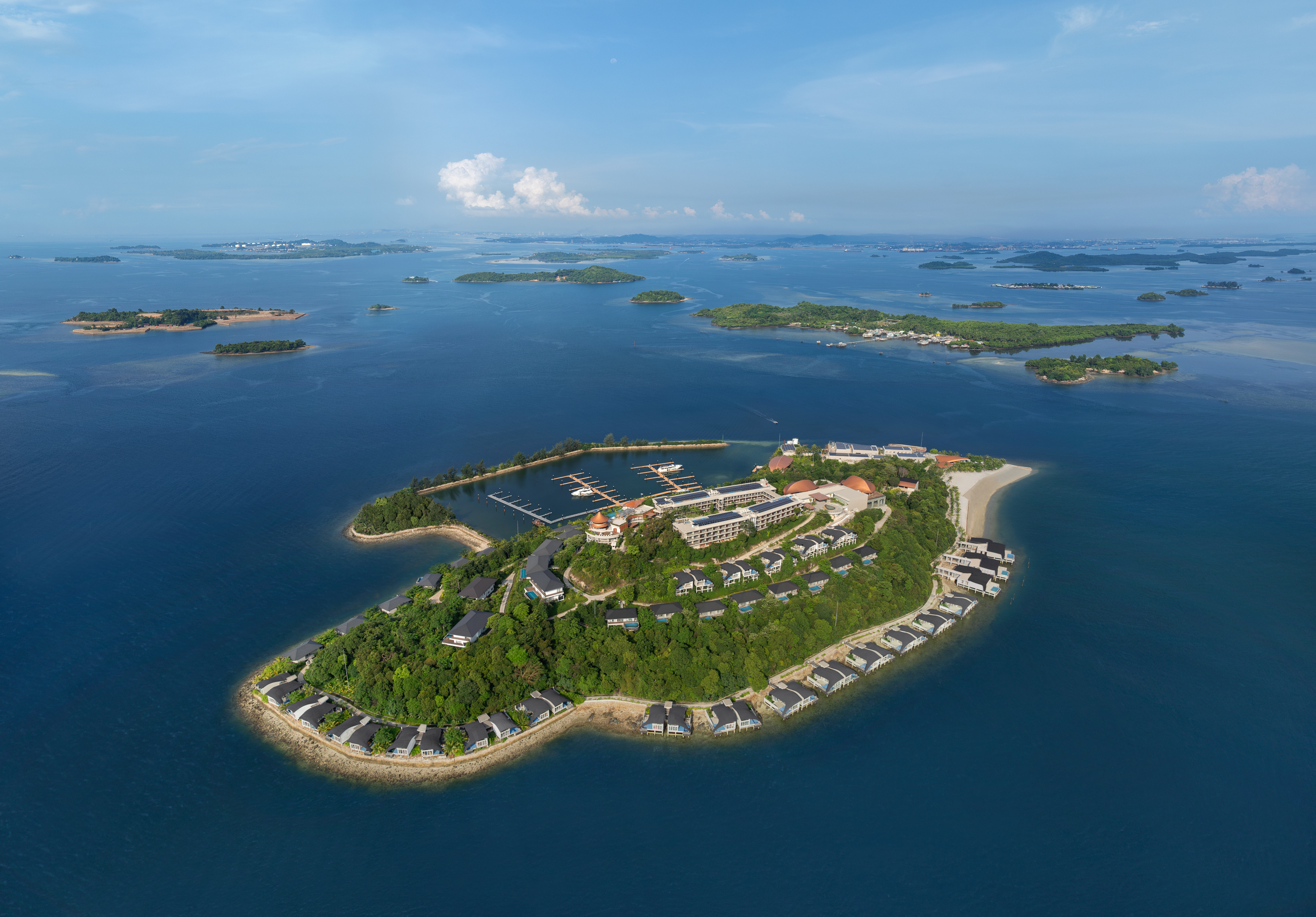 A new luxury resort getaway just a 20-minute ferry ride from Singapore is now open