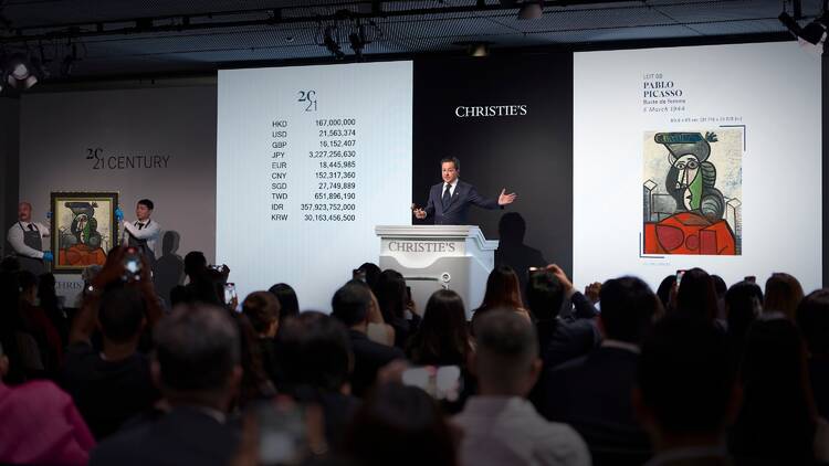 Christie’s art auction Pablo Picasso Buste de femmee