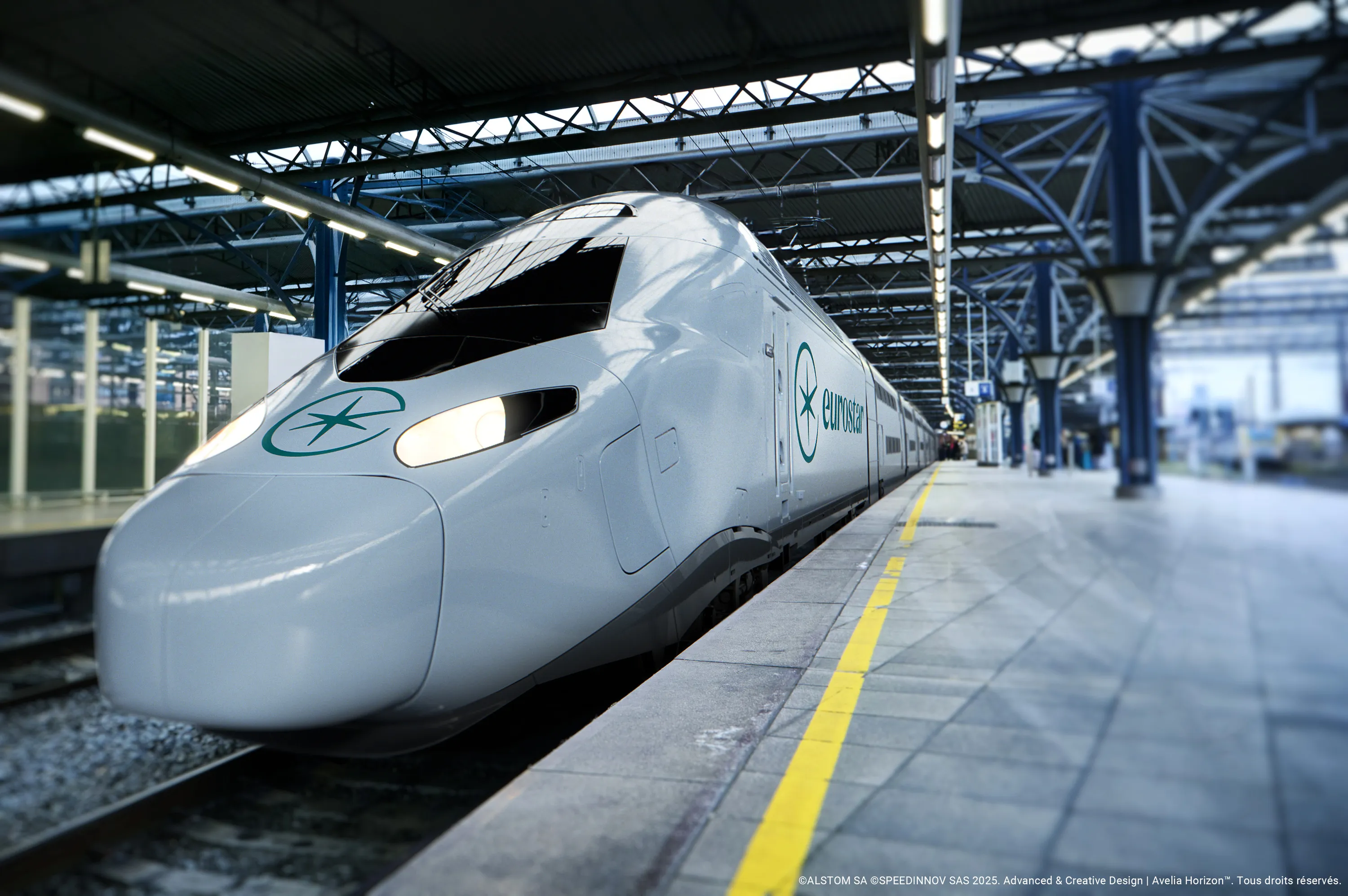 A new Eurostar train in Brussels