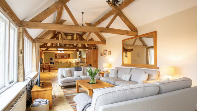 The luxury barn in the Cotswolds