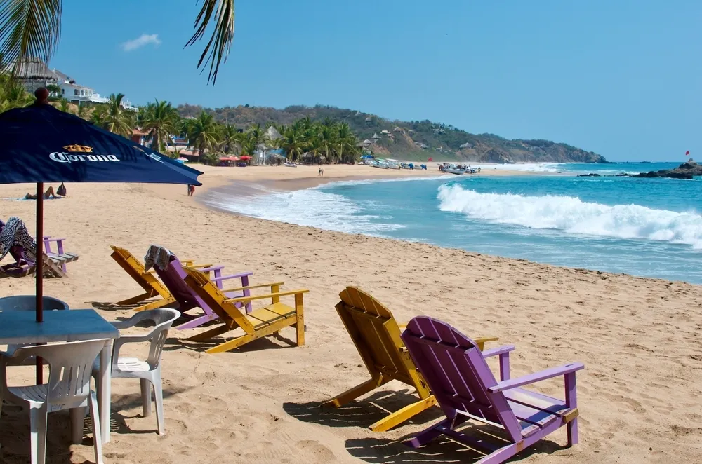 Zipolite beach, Oaxaca coast, Mexico