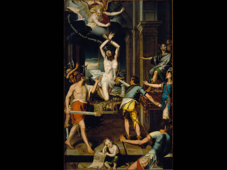 1. El martirio de san Ponciano (1605) – Baltasar de Echave Orio