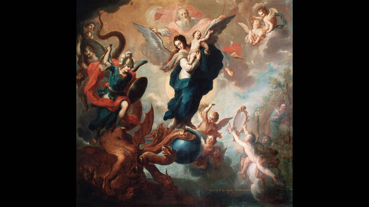 2. La Virgen del Apocalipsis (1760) – Miguel Cabrera