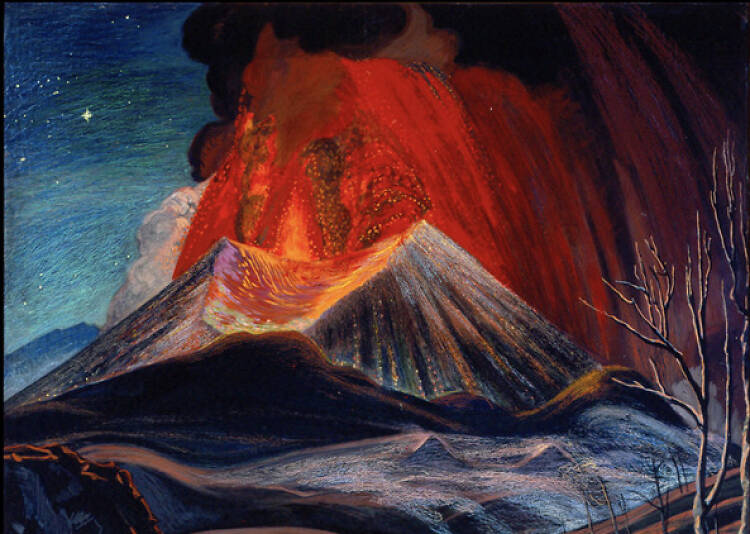 5. Erupción del Paricutín (1943) – Gerardo Murillo “Dr. Atl”