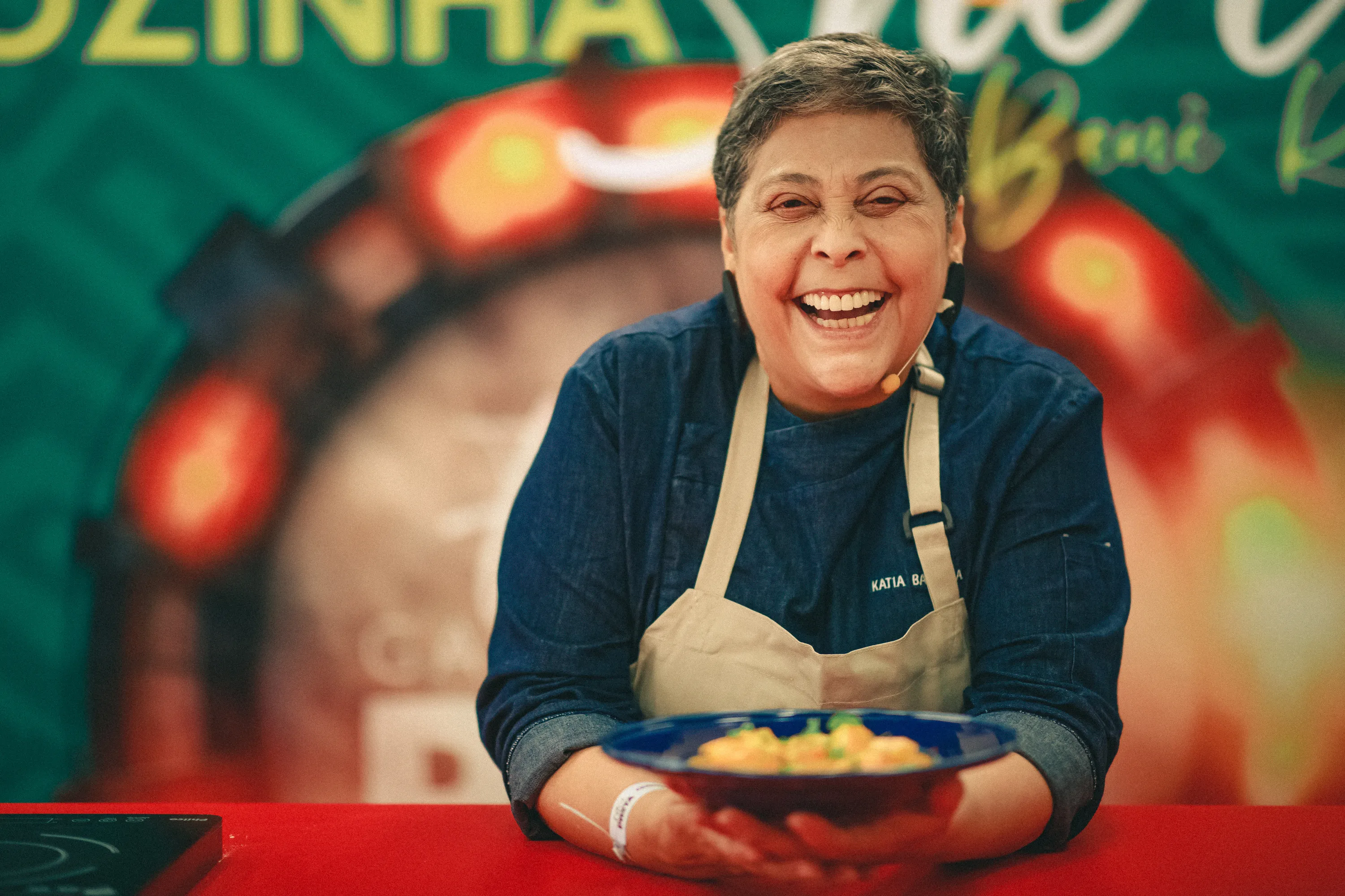 A chef Katia Barbosa participa do Ciclo de debates