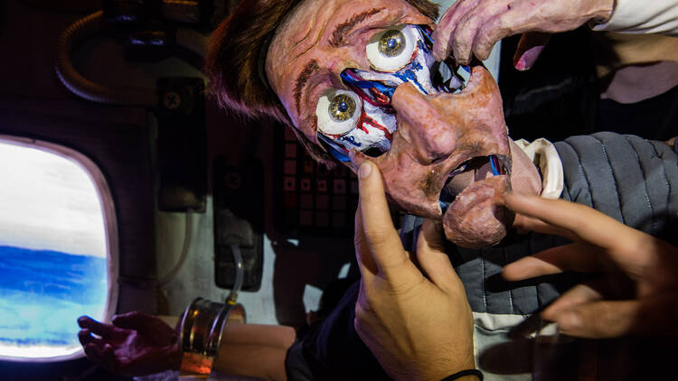 A puppet featured in House of the Exquisite Corpse V: Blood & Puppets. 