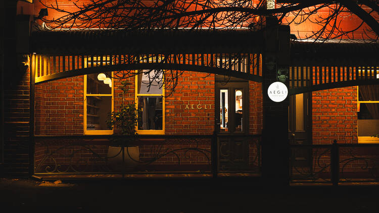 The front of Aegli.