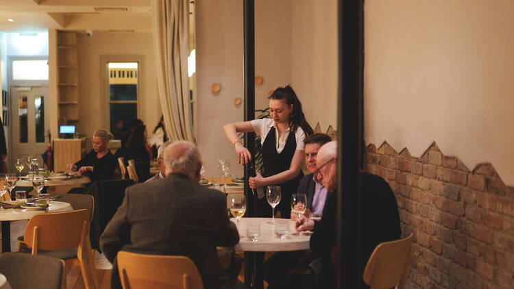 Diners at Aegli.