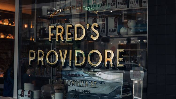 Fred's sign