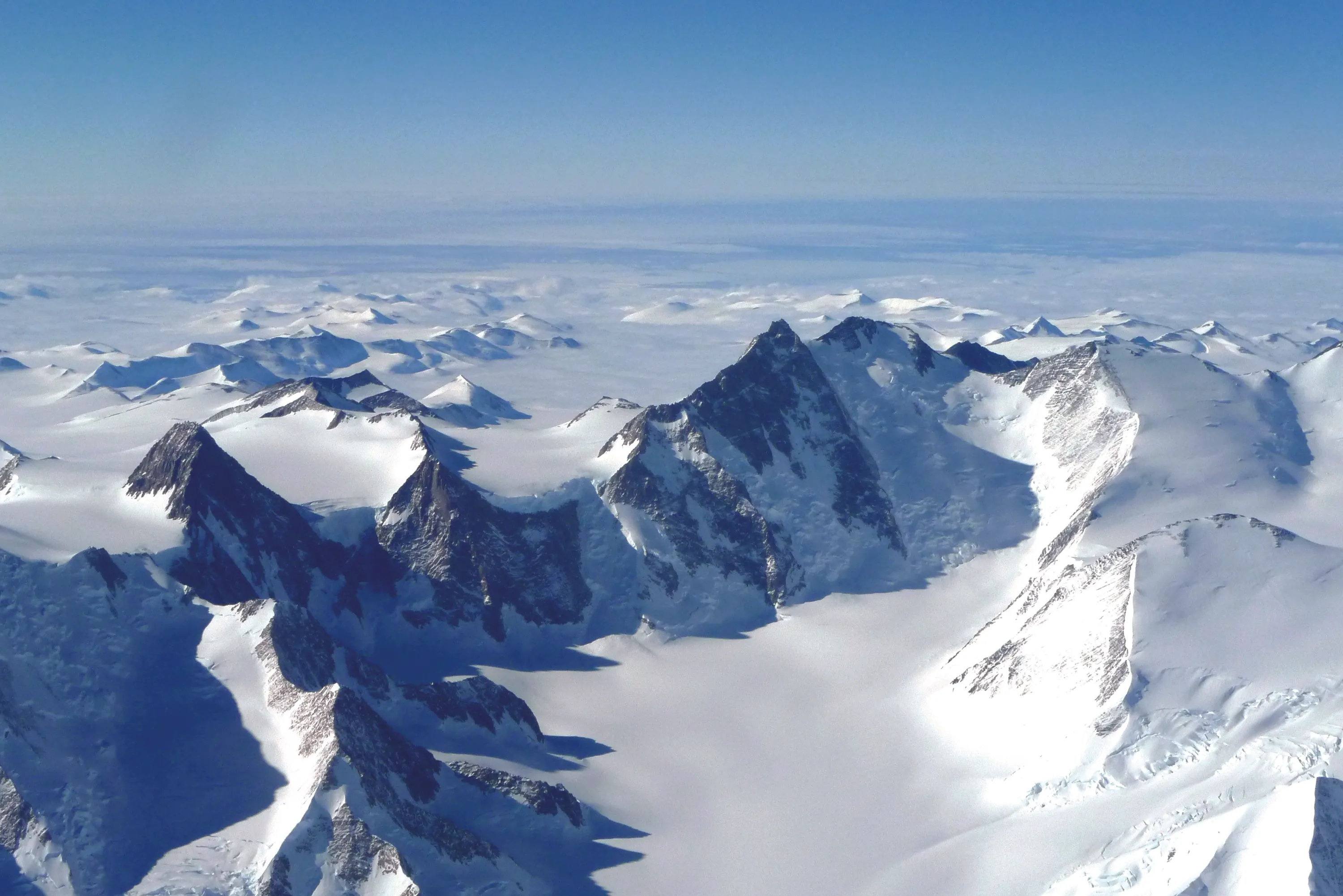 Icy mountains