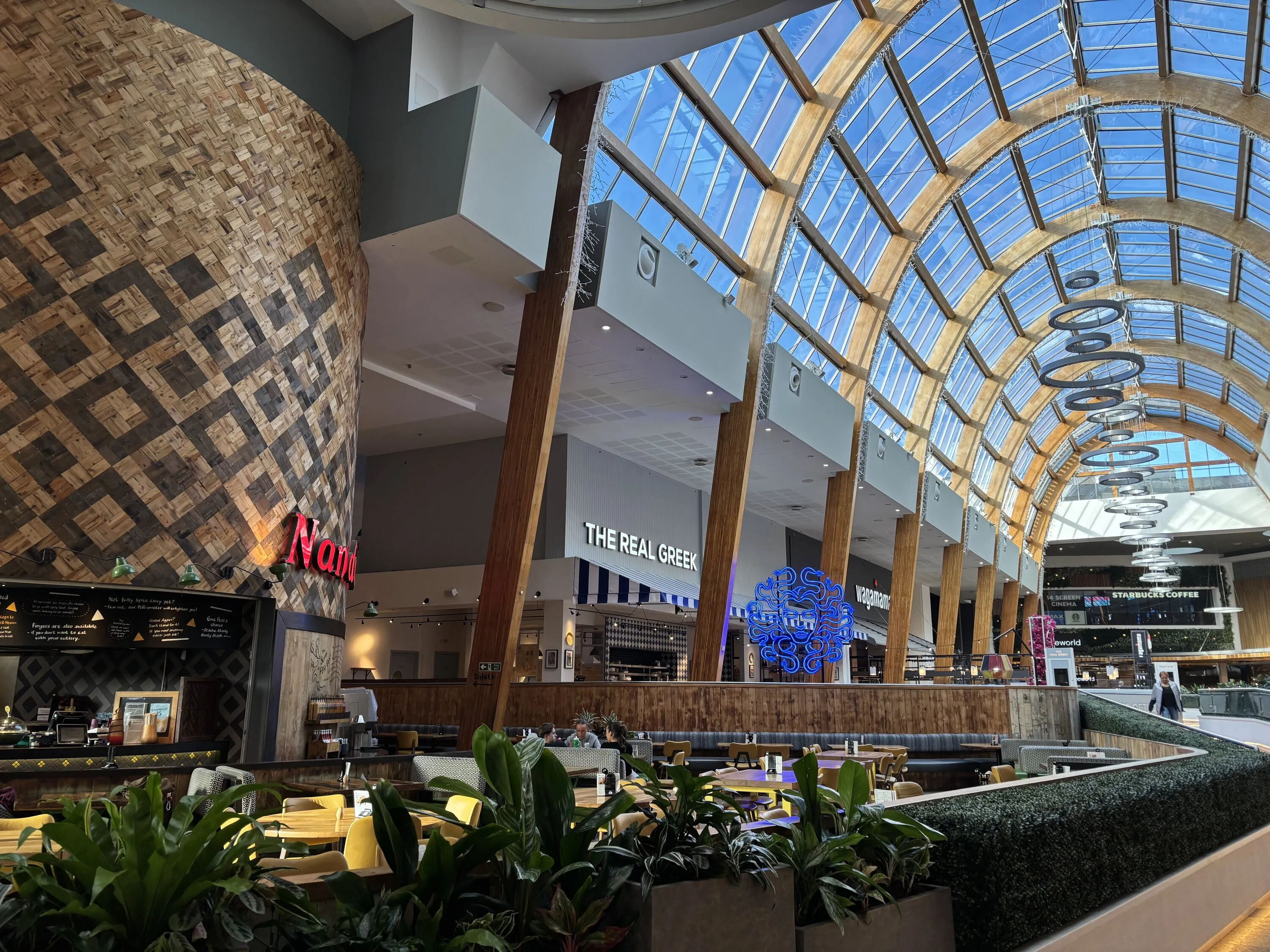 Inside of Silverburn food court