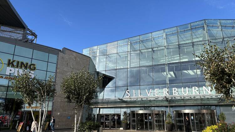 The outside of Silverburn, Glasgow