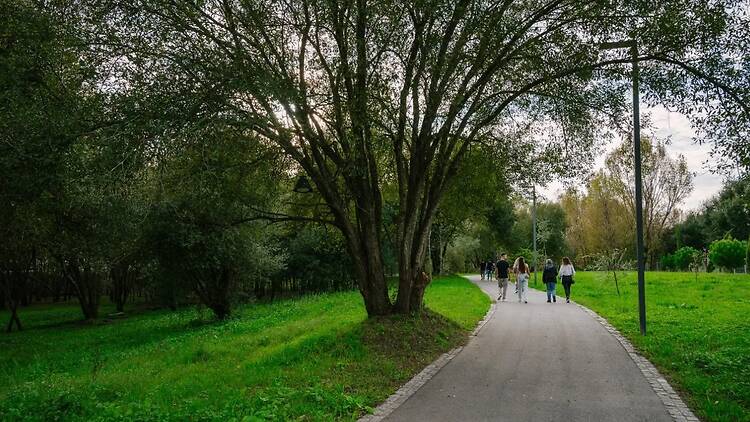 Estique as pernas no Parque da Asprela