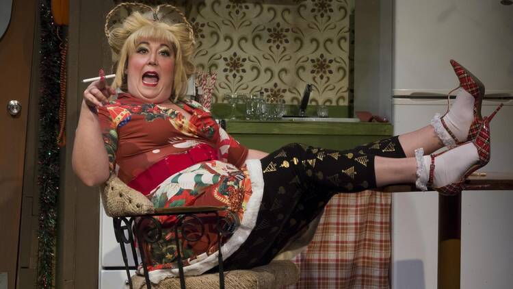 Theater Wit Who's Holiday! staring Veronica Garza in dress rehearsal, Friday, Nov. 26, 2021. Theater Wit Who's Holiday! staring Veronica Garza in dress rehearsal, Friday, Nov. 26, 2021.