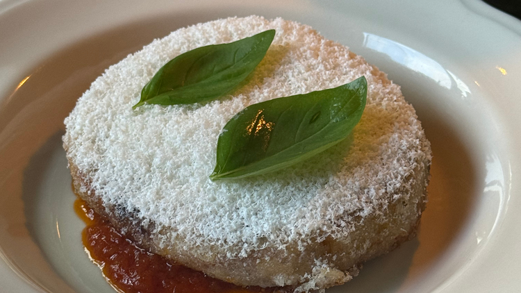 Eggplant dish at Vin-Cenzo’s