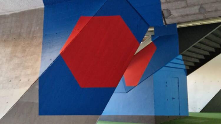 Georges Rousse au Parc des Princes 