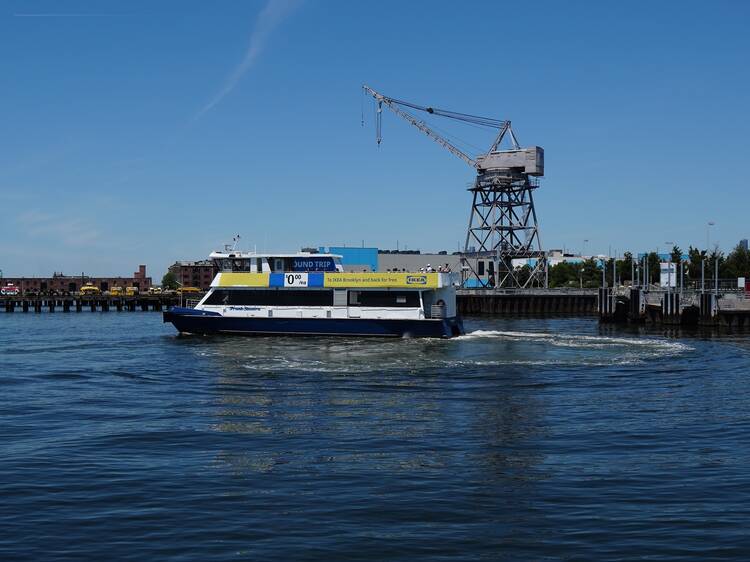 Did you know there's a free ferry service between Manhattan and Red Hook? Did you know there's a free ferry service between Manhattan and Red Hook?