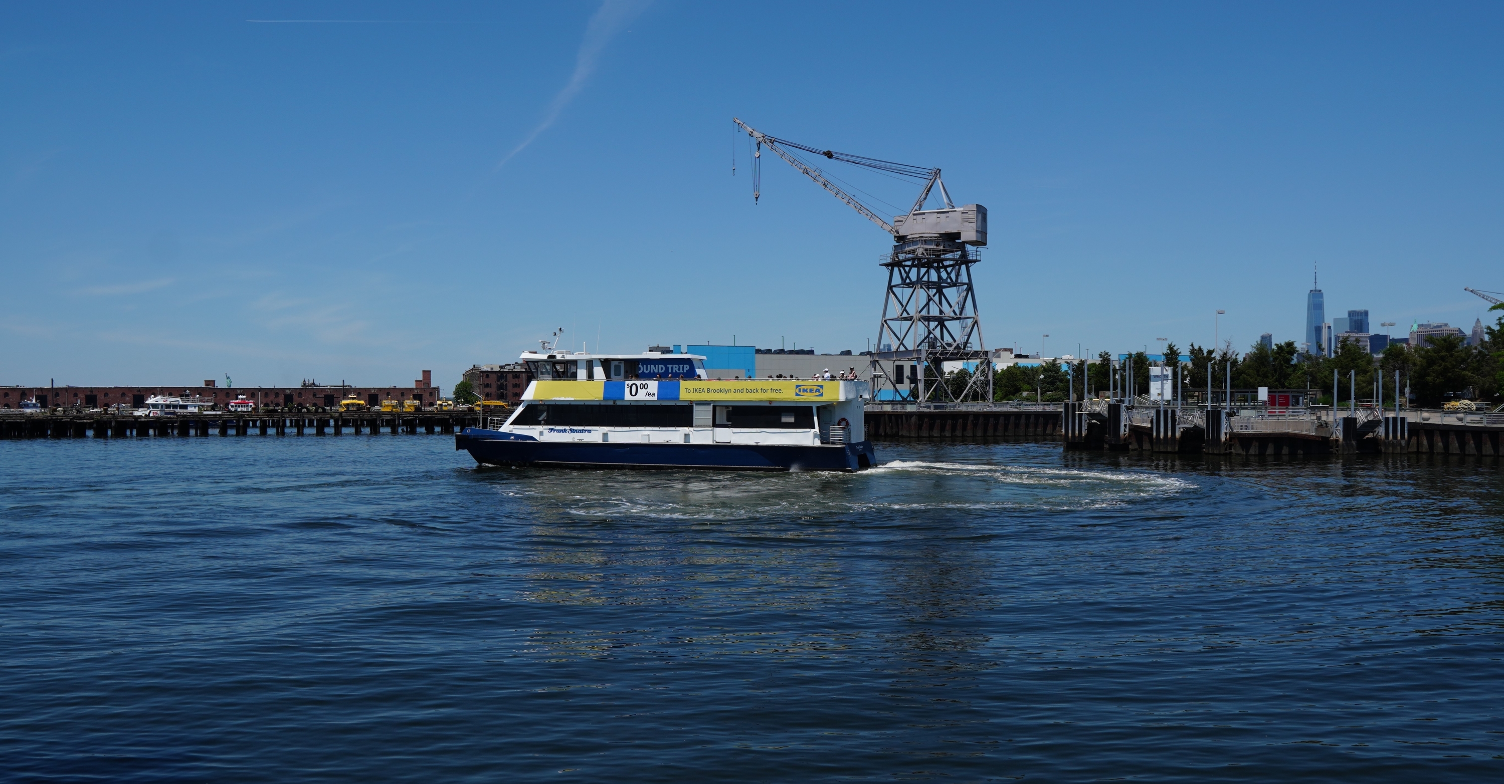 Did you know there's a free ferry service between Manhattan and Red Hook?