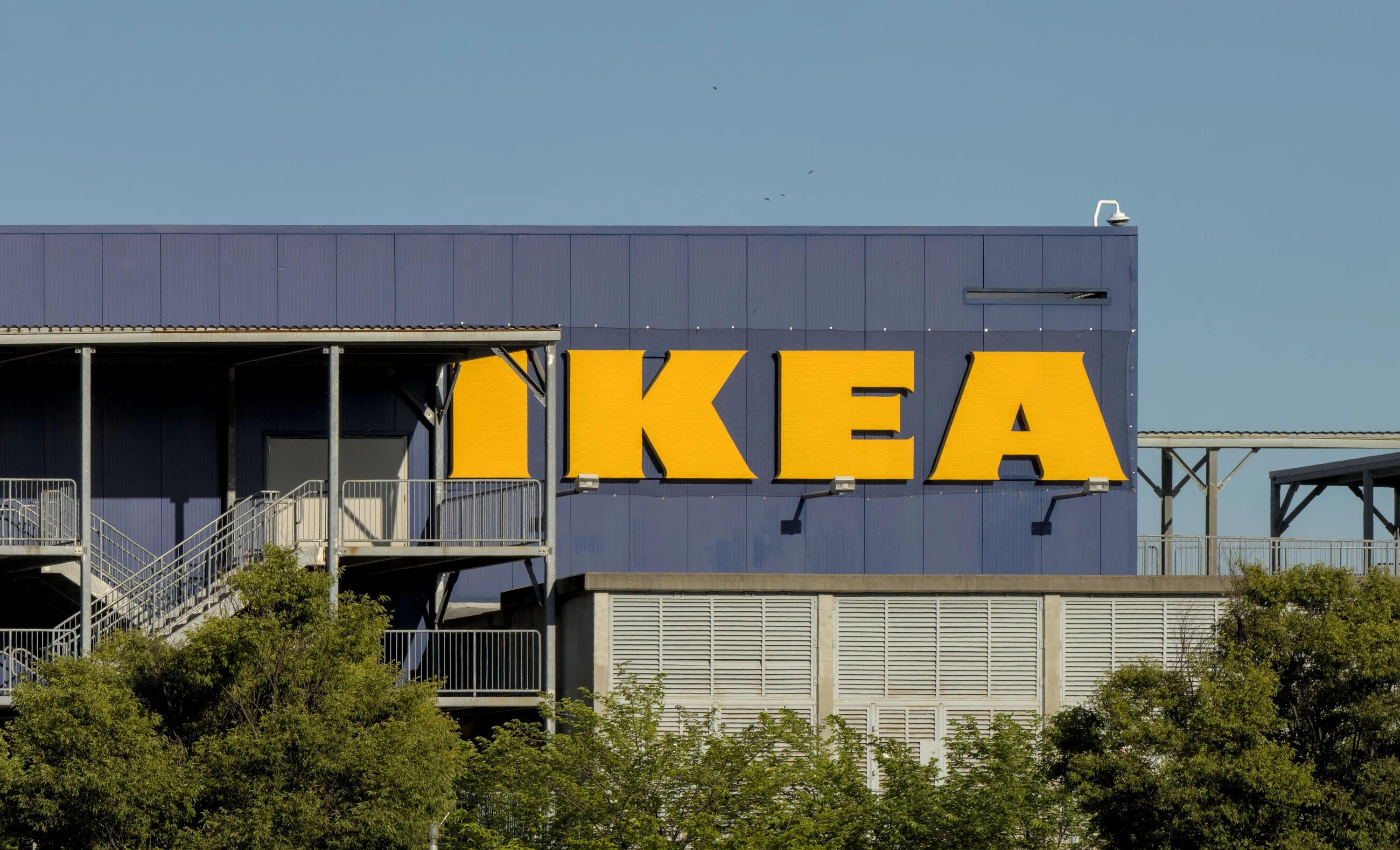 The exterior of the IKEA store in Red Hook, Brooklyn.