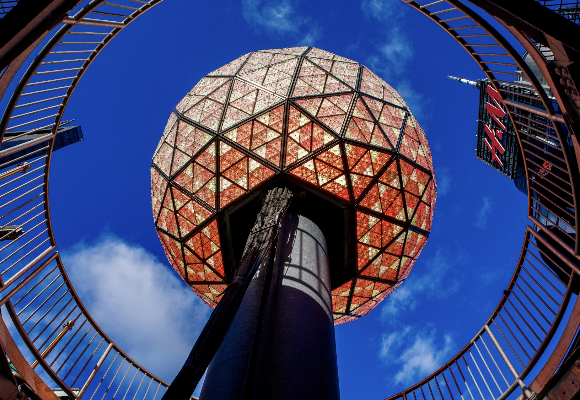 The Times Square New Year's Eve Ball just got a sparkling makeover: take a look.