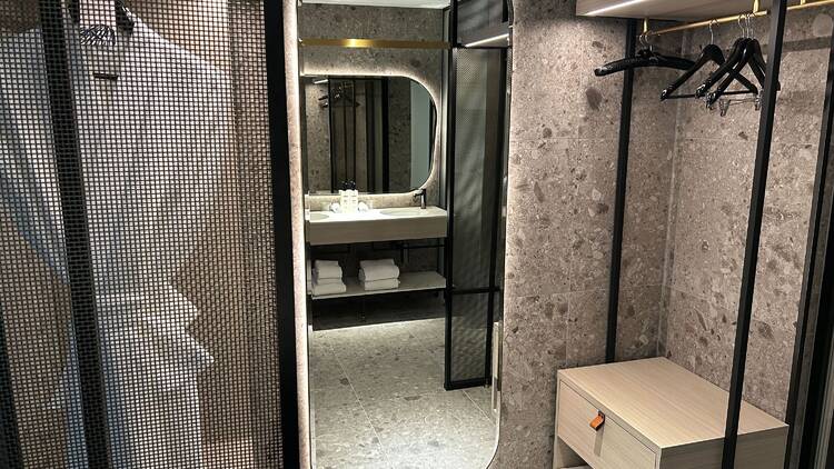 Hotel Indigo Melbourne Little Collins Street The bathroom at Hotel Indigo Melbourne Little Collins Street.