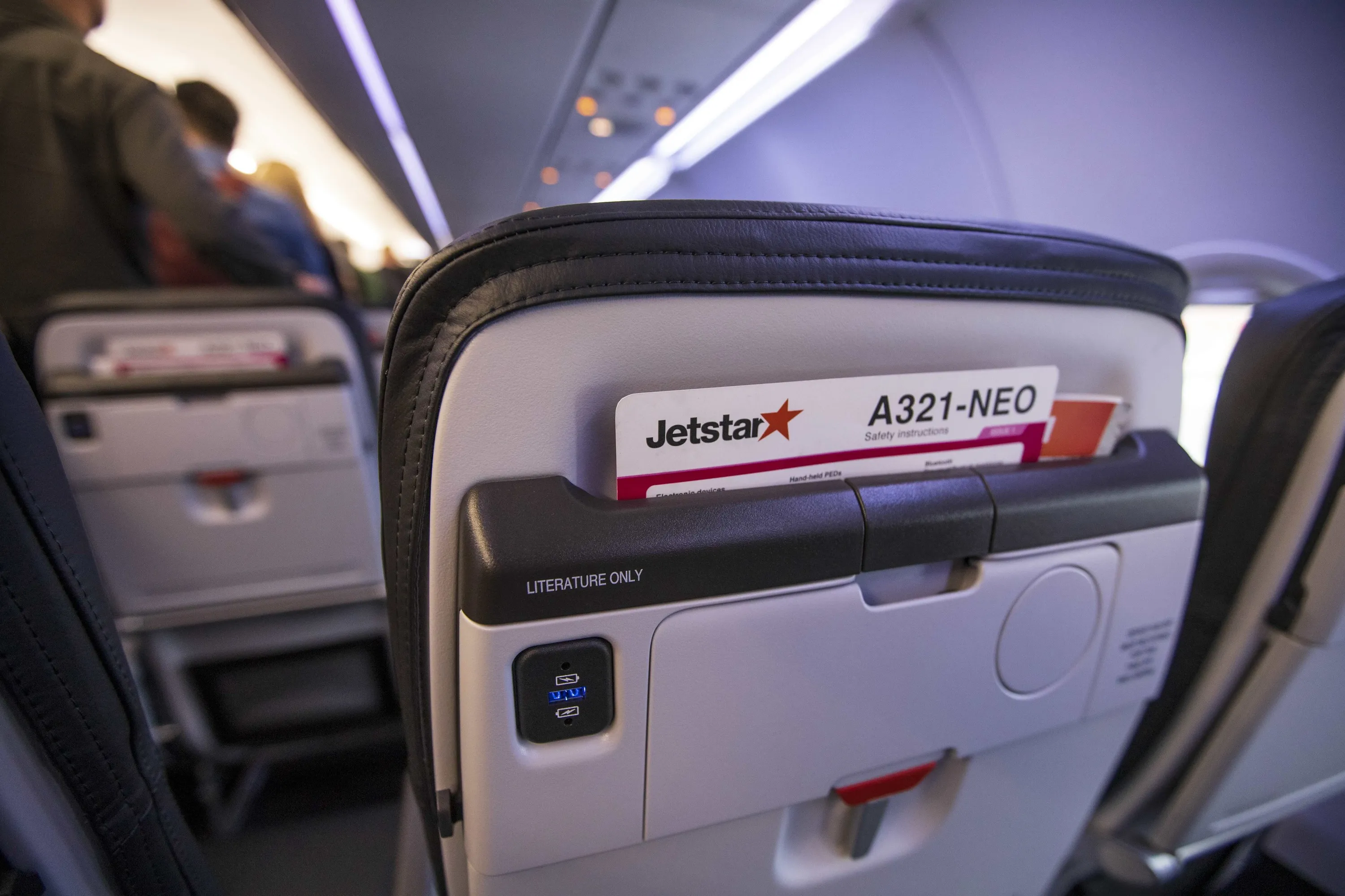 Seat in plane