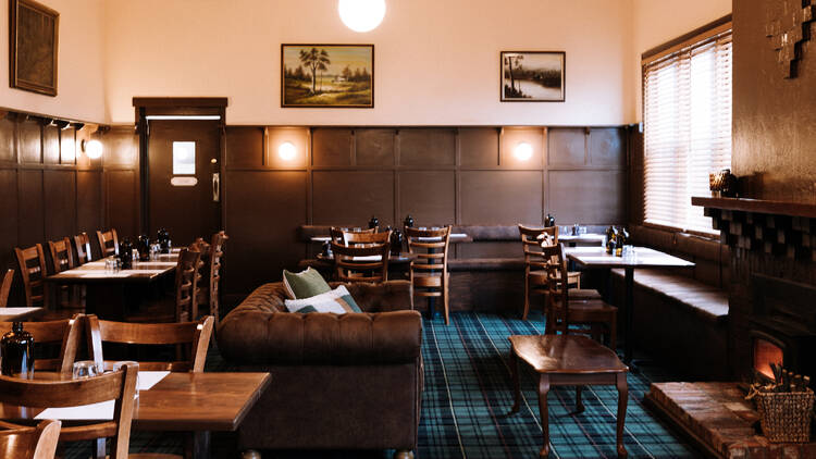 The Yack Hotel The dining room at the Yack Hotel.