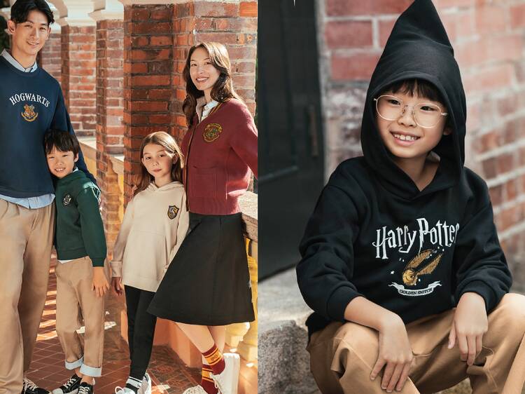 秋冬必入手！Giordano x Harry Potter 聯乘系列正式發售 葛來分多和史萊哲林頸巾、刺繡衛衣、長襪注入學院風時尚設計