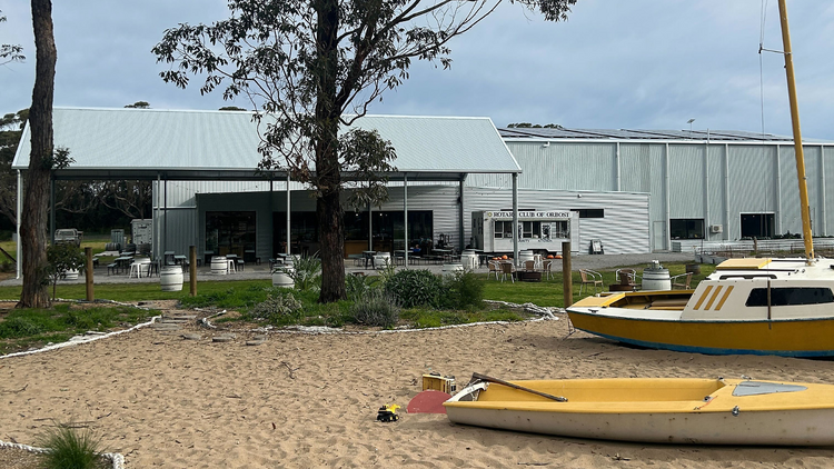 Dunetown The entrance to Dunetown in East Gippsland.